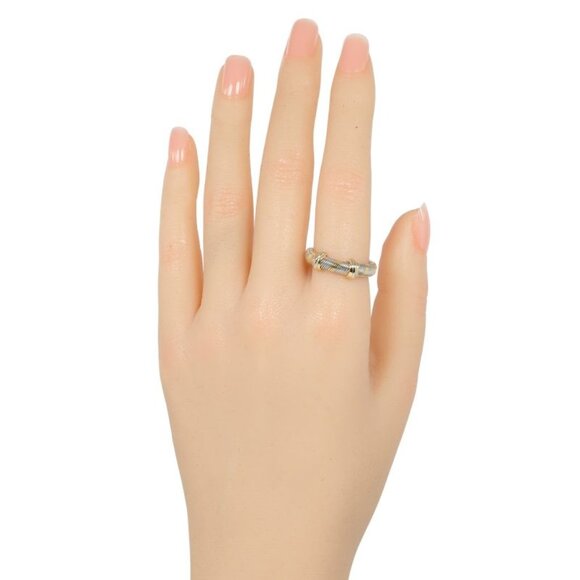 Cartier All Air Ciel Vintage 18K Yellow Gold Stainless Steel No 11.5 - Picture 2 of 10